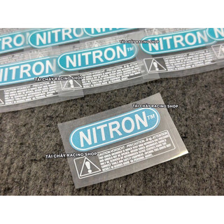 [ 1 TEM ] TEM NITRON DÁN BÌNH DẦU TRONG SUỐT IN UV