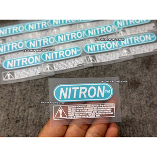 [ 1 TEM ] TEM NITRON DÁN BÌNH DẦU TRONG SUỐT IN UV
