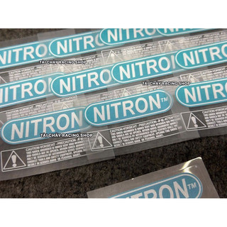 [ 1 TEM ] TEM NITRON DÁN BÌNH DẦU TRONG SUỐT IN UV