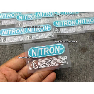 [ 1 TEM ] TEM NITRON DÁN BÌNH DẦU TRONG SUỐT IN UV