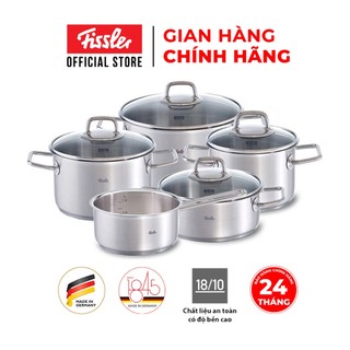 Bộ nồi inox Đức cao cấp Fissler Viseo - Hàng chính hãng - Sản xuất tại Đức