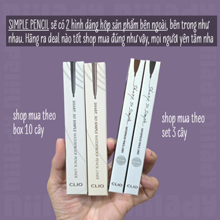 (HSD 01/2027) Kẻ mắt Clio Sharp So Simple Pencil Liner