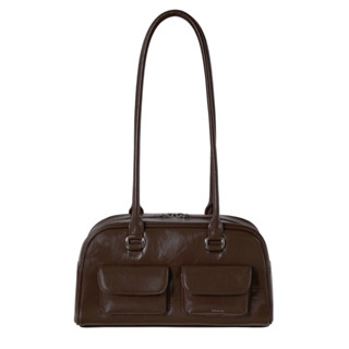 CHÍNH HÃNG - STAND OIL CHUBBY BAG - MARRON - Túi xách, đeo vai màu nâu