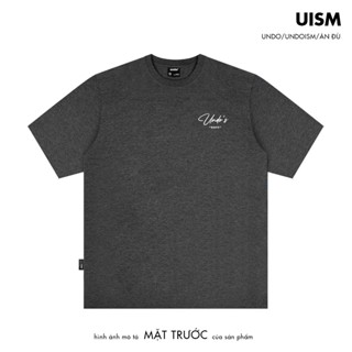 Áo Thun Unisex Undo Basic Màu Xám Khói 100% Standard Cotton - Local Brand Chính Hãng