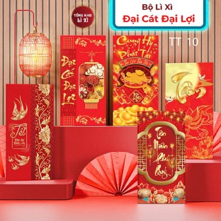 Bao Lì Xì 12 Xấp Set 72 Cái Tết 2025