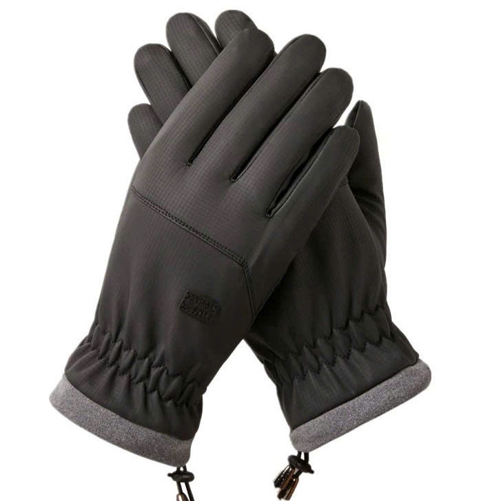 Găng tay da nam nữ mùa đông MARY bao tay unisex lót nỉ chống nước găng tay đi phượt đi xe máy