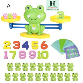  Hộp màu - Ếch cân bằng toán học phát triển tư duy toán học cho bé Học toán cơ bản cho bé bằng ếch cân bằng - HTHSHOP 