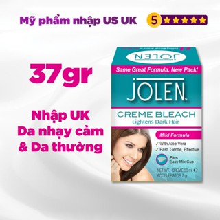 Kem Nhuộm Lông Mày Jolen 37gr Sensitive - Hàng chính hãng nhập UK (Kem Tẩy Màu Lông Jolen)