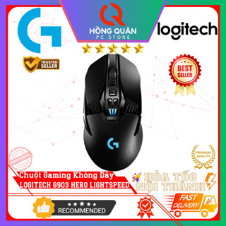Chuột Gaming Không Dây Logitech G903 HERO Lightspeed Wireless Gaming RGB 25K DPI New - Hàng Chính Hãng Bảo Hành 2 Năm