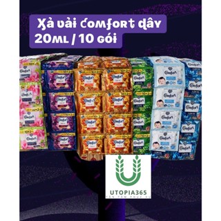 Nước xả vải Comfort 20ml / dây 10 gói đa dạng hương nước hoa thiên nhiên và dành cho em bé