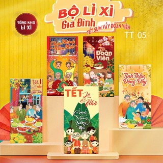 Bao Lì Xì 12 Xấp Set 72 Cái Tết 2025