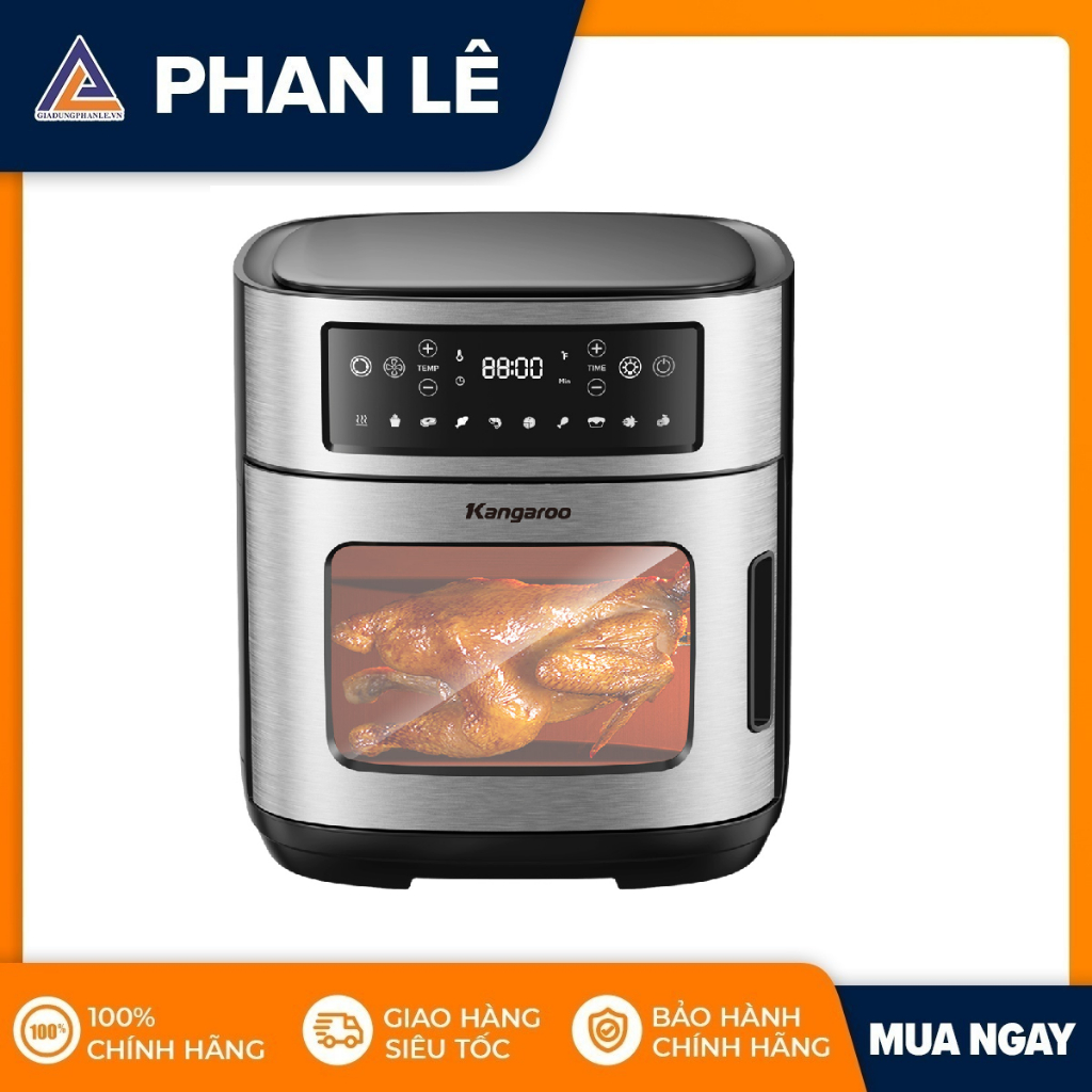 Lò chiên không dầu điện tử 12L Kangaroo KG12AF1A