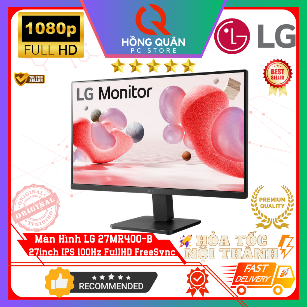 Màn Hình LG 27MR400-B ATVQ 27inch 100Hz IPS FullHD 5ms FreeSync mới New - Hàng Chính Hãng Bảo Hành 2 Năm Tại Nơi Sử Dụng | BigBuy360 - bigbuy360.vn