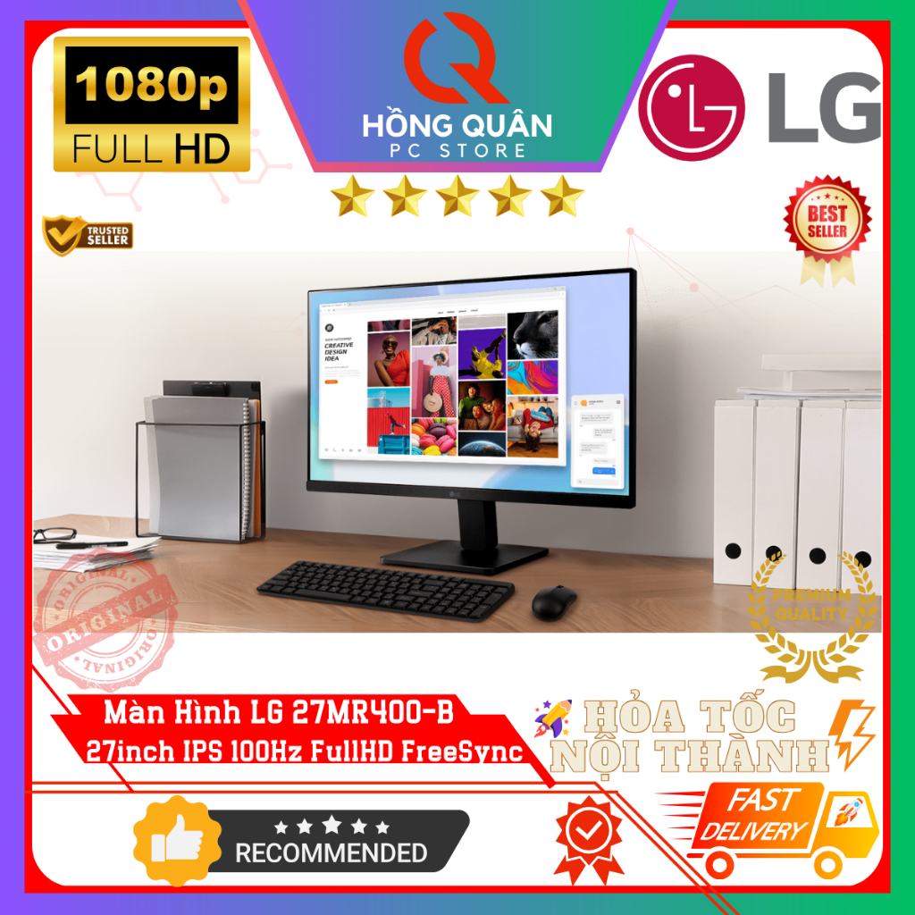 Màn Hình LG 27MR400-B ATVQ 27inch 100Hz IPS FullHD 5ms FreeSync mới New - Hàng Chính Hãng Bảo Hành 2 Năm Tại Nơi Sử Dụng | BigBuy360 - bigbuy360.vn