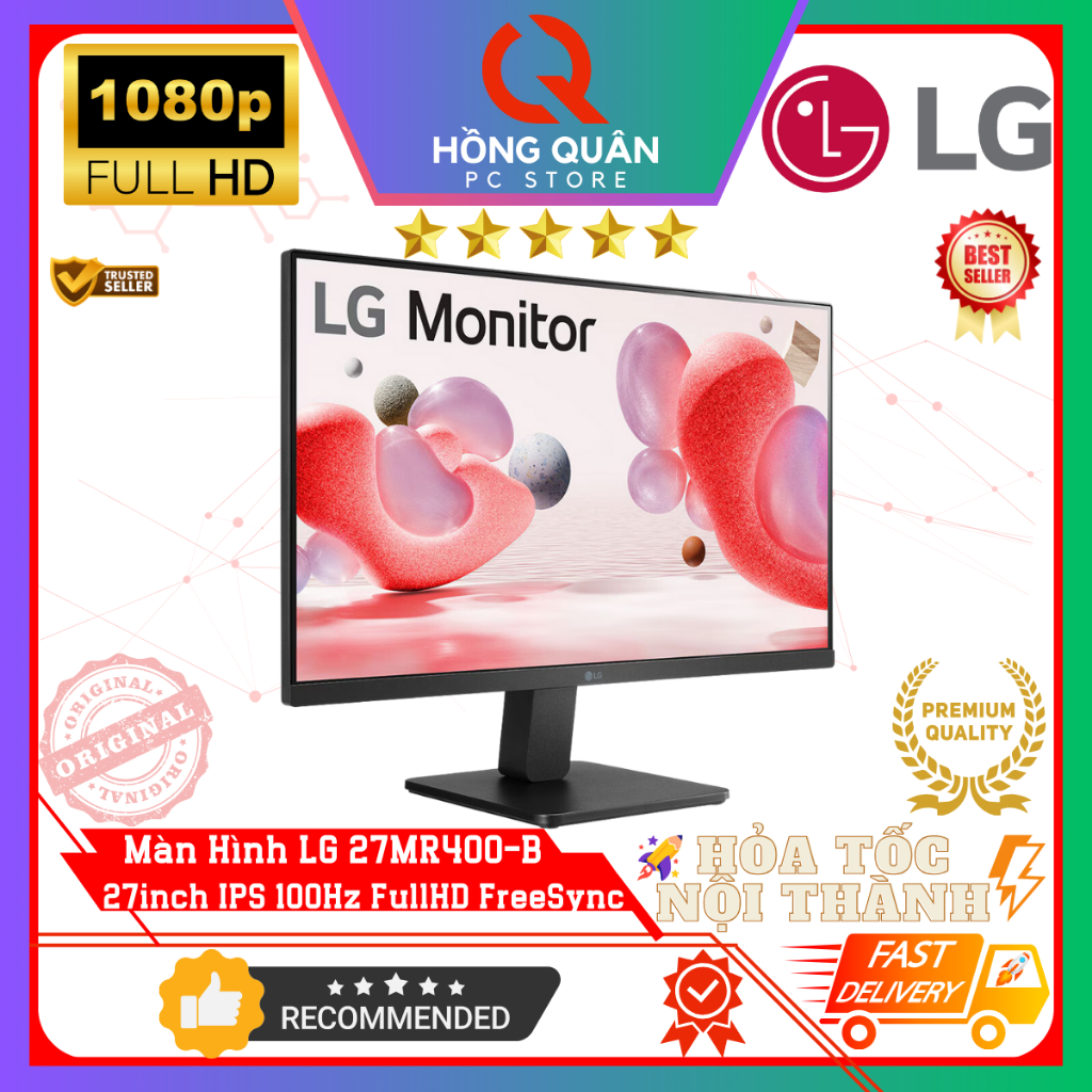 Màn Hình LG 27MR400-B ATVQ 27inch 100Hz IPS FullHD 5ms FreeSync mới New - Hàng Chính Hãng Bảo Hành 2 Năm Tại Nơi Sử Dụng | BigBuy360 - bigbuy360.vn