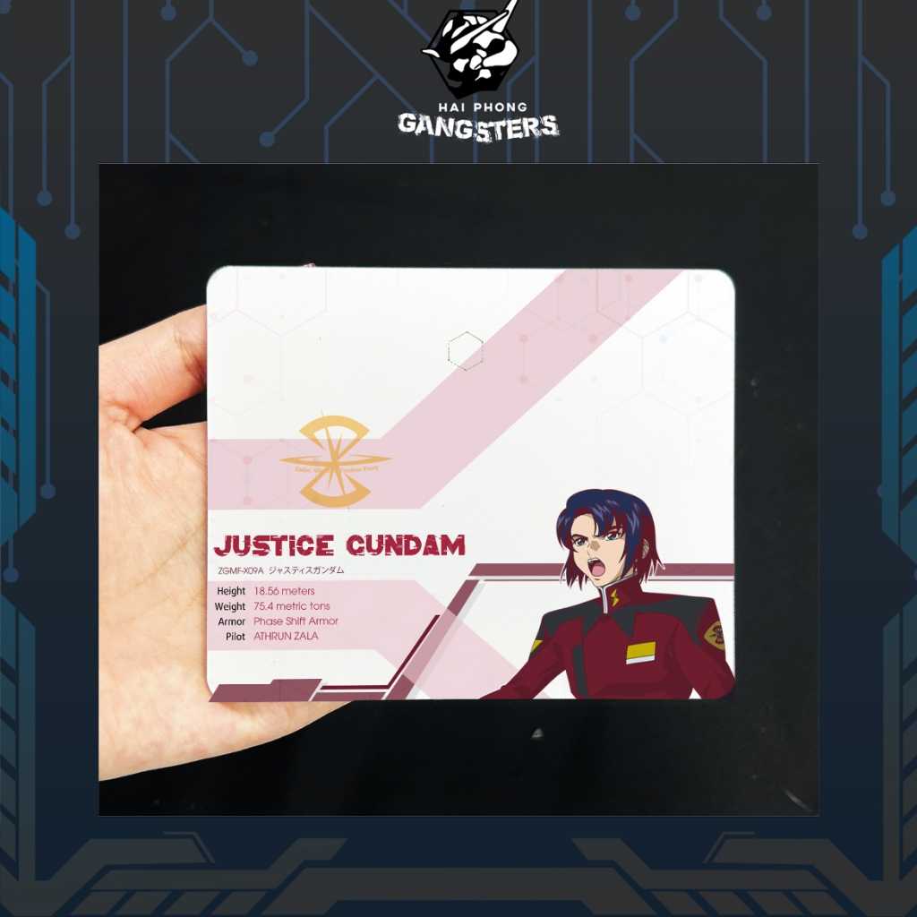 [Nhắn shop trước]SF3 - Justice Gundam (Gundam Seed Freedom) -  Base mica cho gundam   Base mica