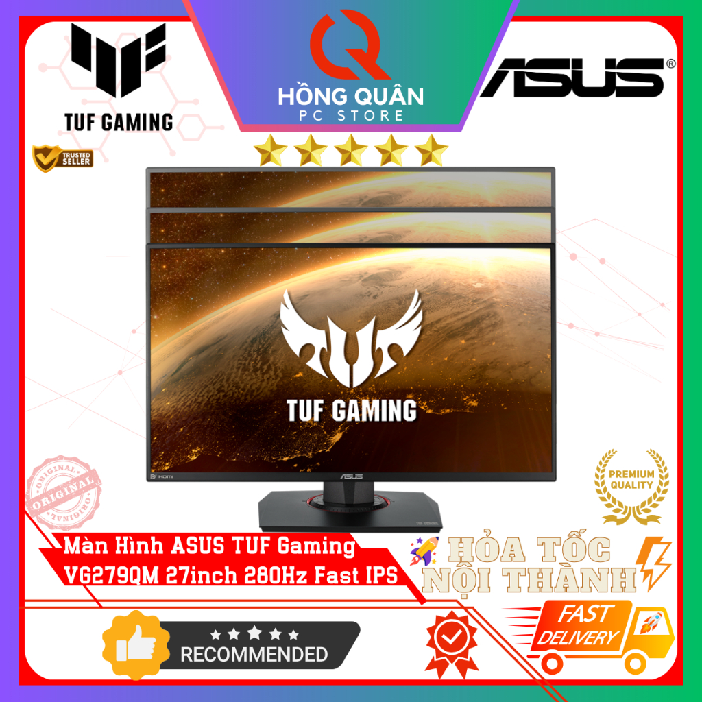 Màn Hình ASUS TUF Gaming VG279QM 27inch 280Hz Fast IPS 1ms GtG HDR400 GSync mới New - Hàng Chính Hãng Bảo Hành 3 Năm | BigBuy360 - bigbuy360.vn