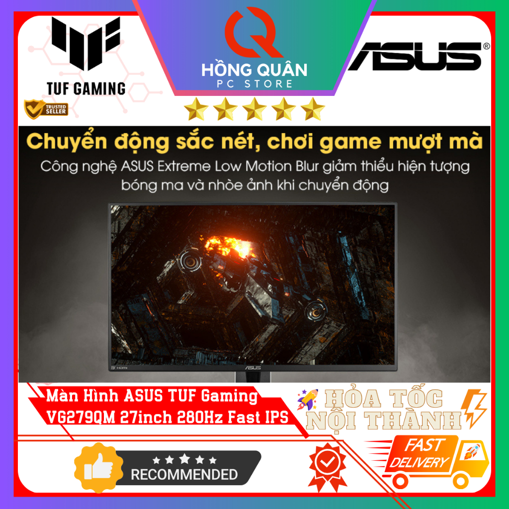 Màn Hình ASUS TUF Gaming VG279QM 27inch 280Hz Fast IPS 1ms GtG HDR400 GSync mới New - Hàng Chính Hãng Bảo Hành 3 Năm | BigBuy360 - bigbuy360.vn