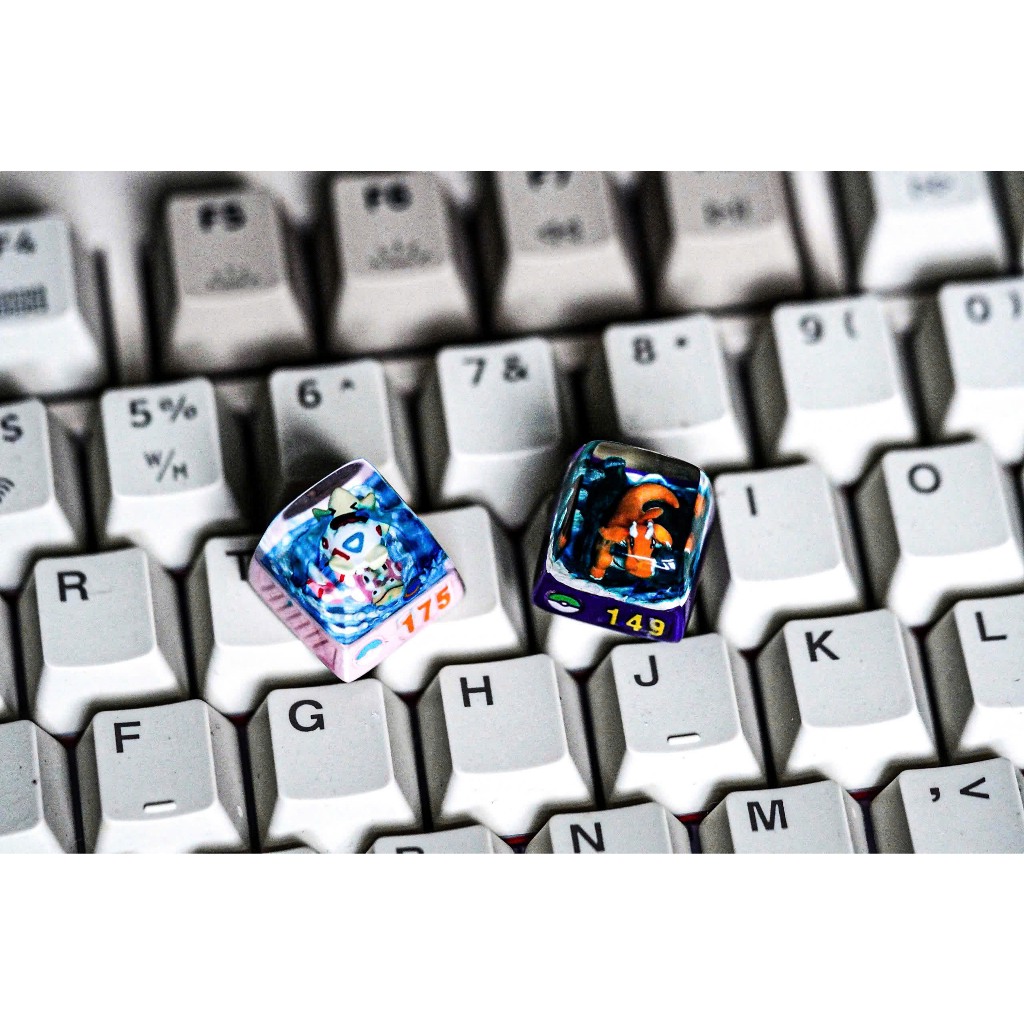 togepi pokemon keycap, 175 pokedex pokemon, nút bàn phím cơ, baby crying pokemon