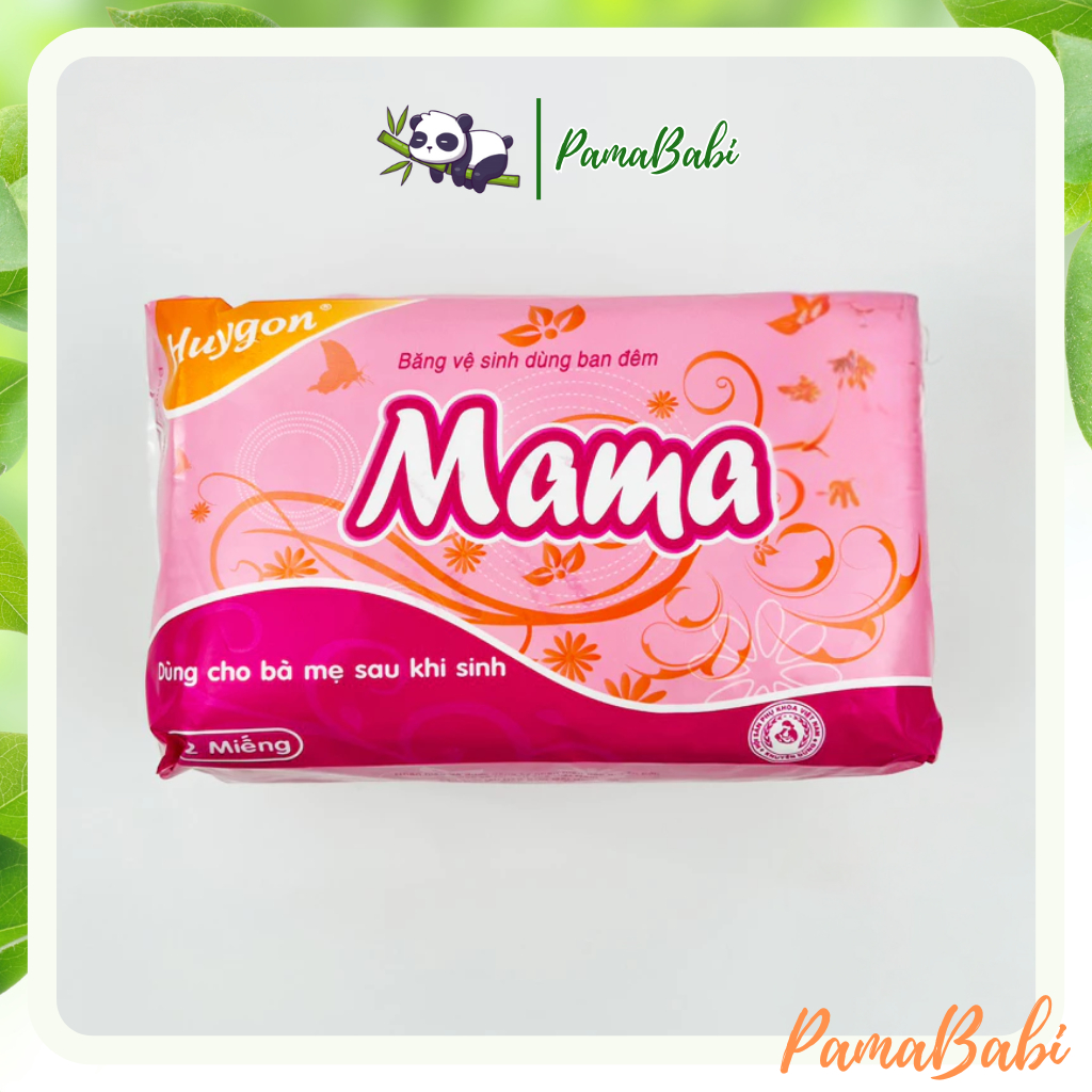 Băng vệ sinh MaMa cho mẹ sau sinh, Băng vệ sinh ban đêm (Gói 12 miếng)