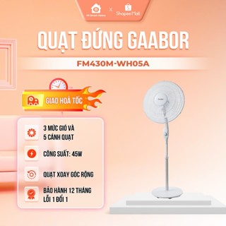 Quạt cây đứng Gaabor FM430M-WH05A xoay tự động tuần hoàn có 3 chế độ gió tùy chỉnh - Hàng chính hãng