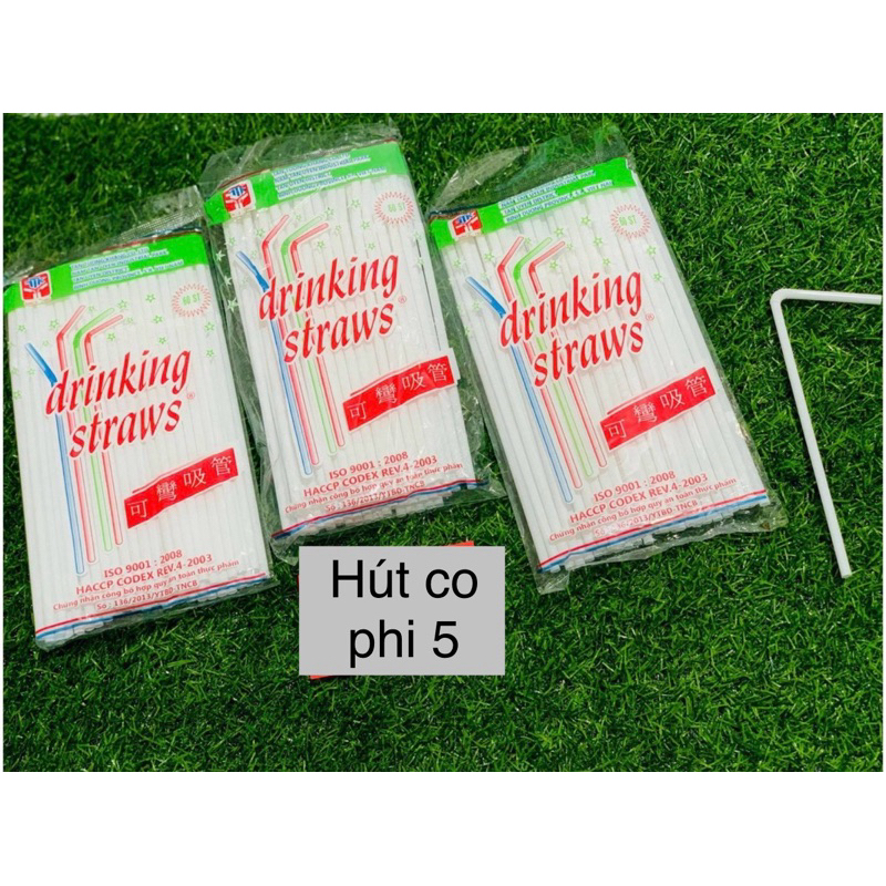 ỐNG HÚT TRẮNG CONG PHI 5 ( BỊCH 70 ỐNG). GIÁ SIÊU RẺ