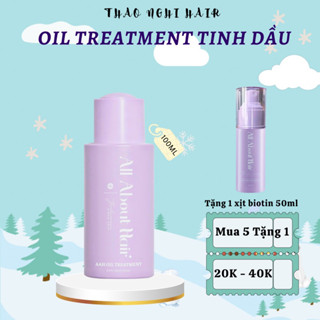 NEW OIL TREATMEANT VEGAN AAH ALL ABOUT HAIR DẦU Ủ KÍCH MỌC TÓC NUÔI DƯỠNG DA ĐẦU Không chứa silicon