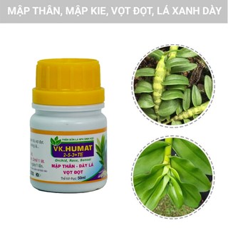 Phân Làm Mập Cây VK HUMAT 50ml - Mập Thân - Dày Lá - Vọt Đọt
