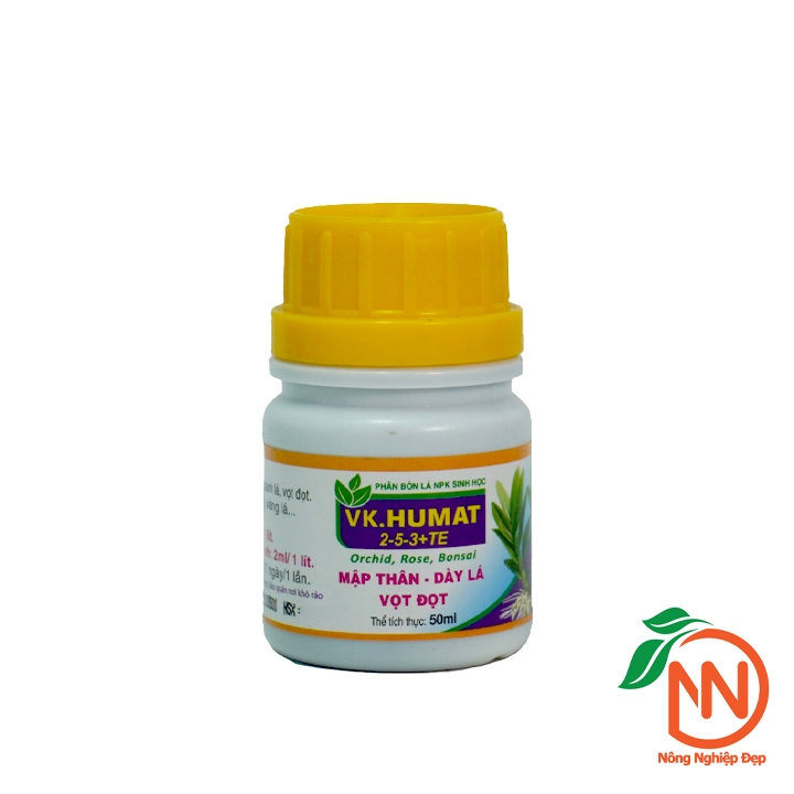 Phân Làm Mập Cây VK HUMAT 50ml - Mập Thân - Dày Lá - Vọt Đọt