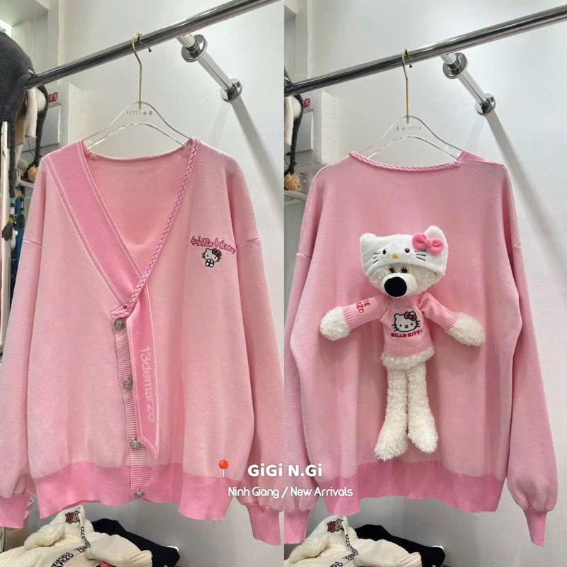 ÁO CADIGAN 13DE MARZO HELLO KITTY [HÀNG SẴN]