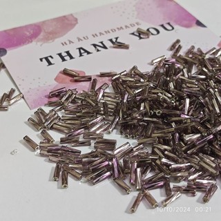 Hạt cườm ống xoắn 7mm (2x7mm đẹp) 20g