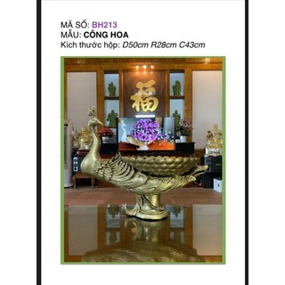 Bình hoa con công, bình trang trí, bình cắm hoa