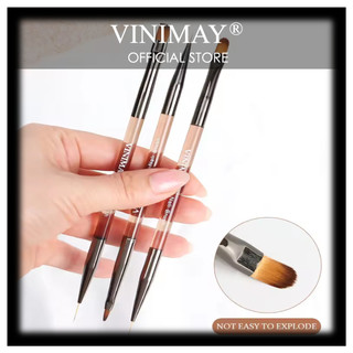  Cọ nail 2 đầu VINIMAY ® - Cọ sơn gel đắp gel và cọ nét chuyên dụng cho nail 