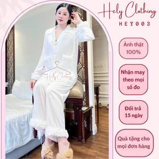 Bộ đồ ngủ nữ Hey003 Thời trang thiết kế Hely Clothing - Set pijama quần áo ngủ mặc nhà chất Lụa Hàn cao cấp