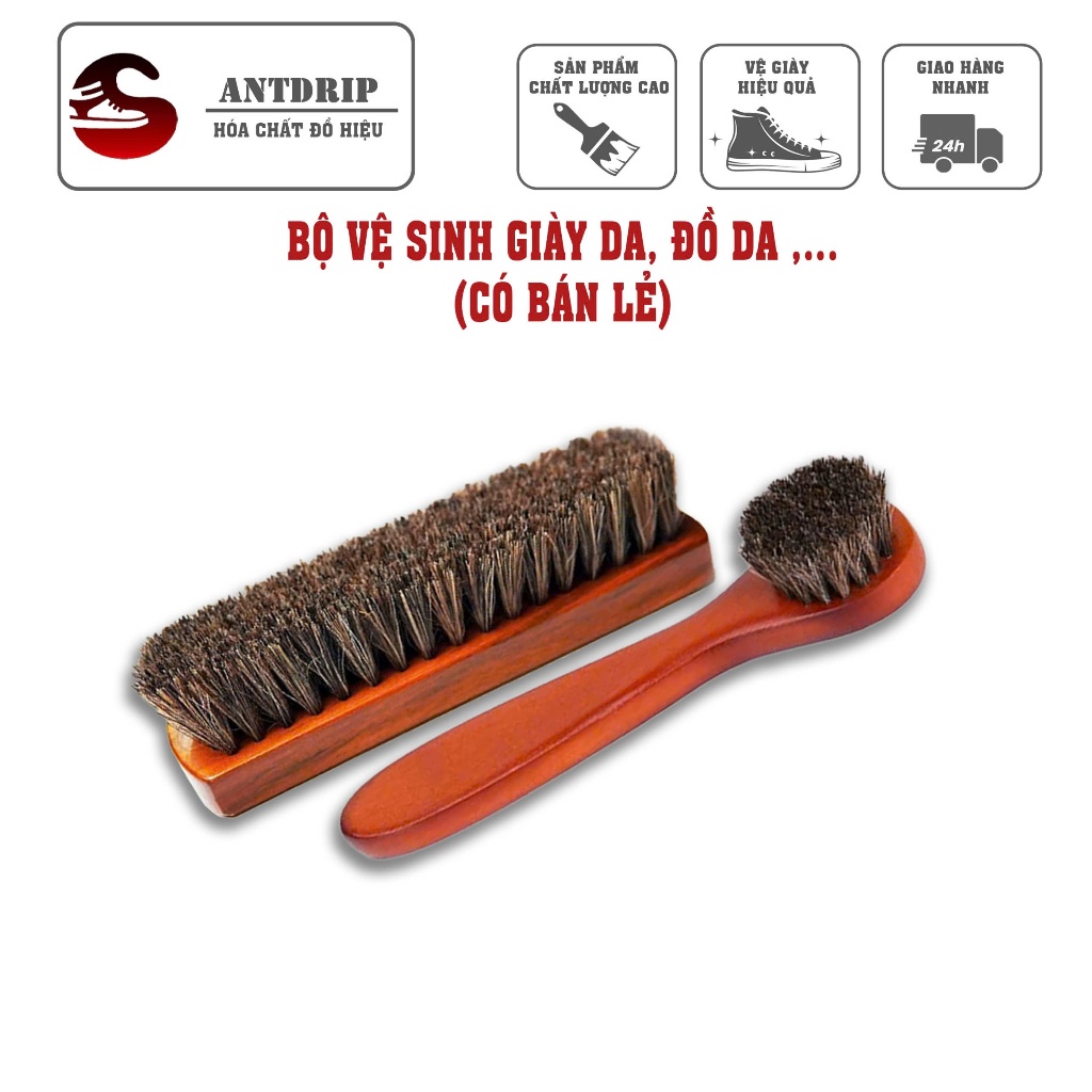 Bàn Chải Lông Ngựa Chuyên Vệ Sinh Đồ Da ANTDRIP 3009 , Chuyên Vệ Sinh Giày Da , Túi Xách , Áo Da