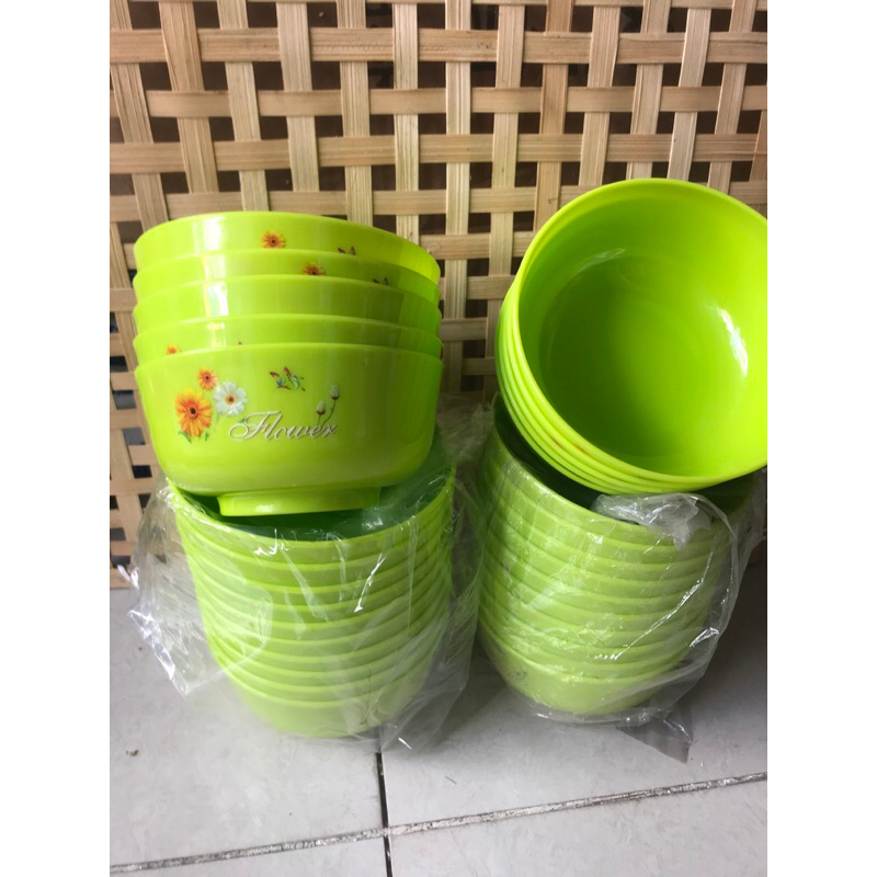 set 10 chén cơm nhựa