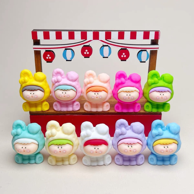 ( Tặng túi mù) Túi mù thỏ tai cụp 4cm( đọc phần mô tả)