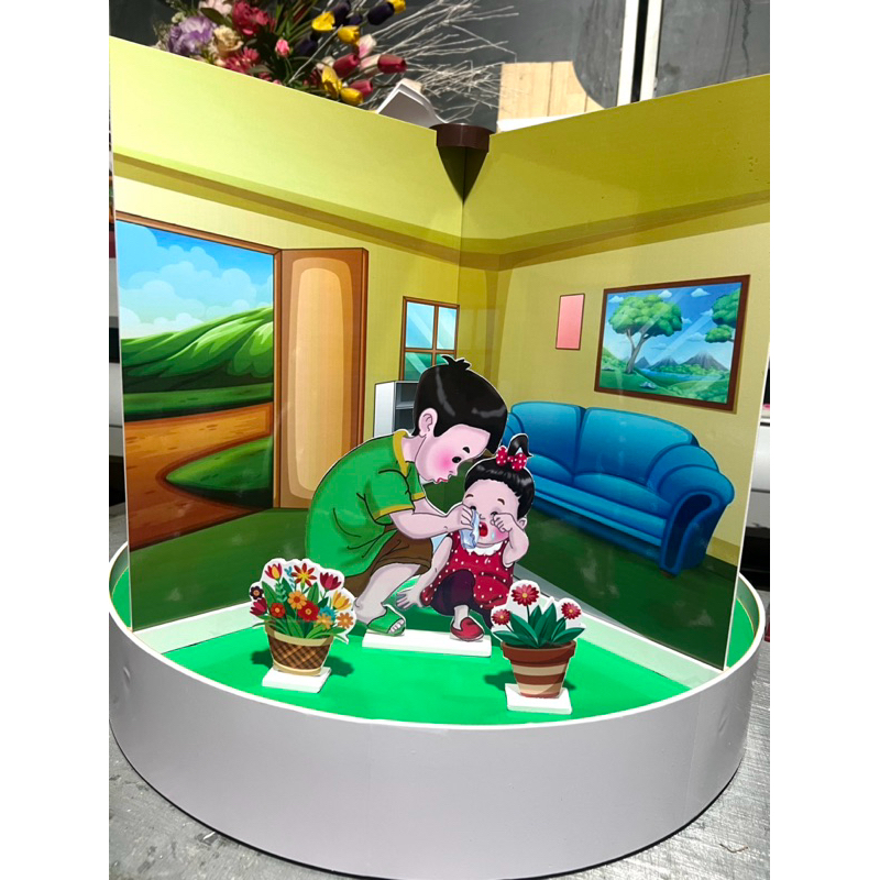 Làm anh - Sa bàn dạy thơ - Đồ dùng dạy học mầm non