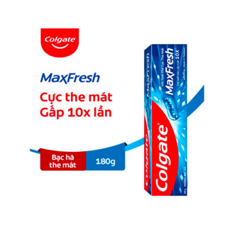 [HSD: T6.2027] Kem Đánh Răng COLGATE Maxfresh Bạc Hà Tinh Thể The Mát tuýp 180g