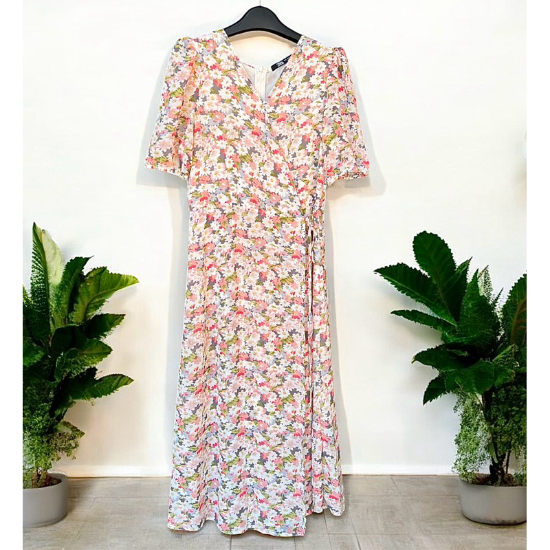 đầm voan midi hoa cúc