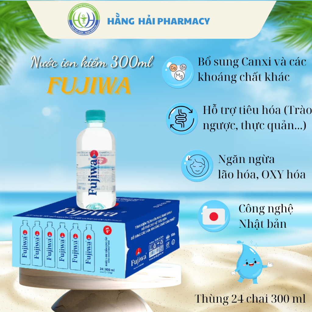 Thùng nước ion kiềm Fujiwa 300ml