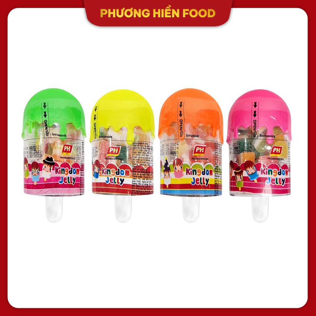 [ kẹo đồ chơi trẻ em ] Kẹo KingDom Jelly  - ICE PH 28g