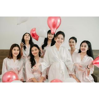 Áo choàng trơn cho cô dâu BRIDE