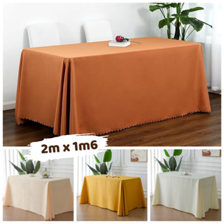 Khăn Trải Bàn Lễ Tân 2m x 1m6 Trang Trí Tiệc, Khăn Bàn Ăn, Bàn Họp, Trải Bàn Hội Nghị