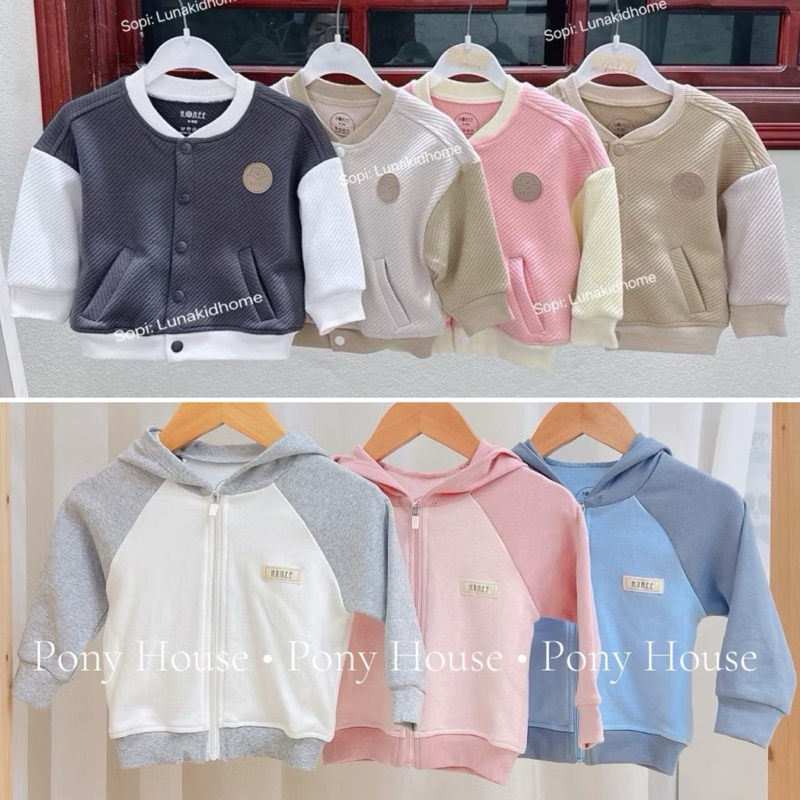 Áo khoác Hrnee mềm ấm cho bé (6-9M đến 3-4Y)