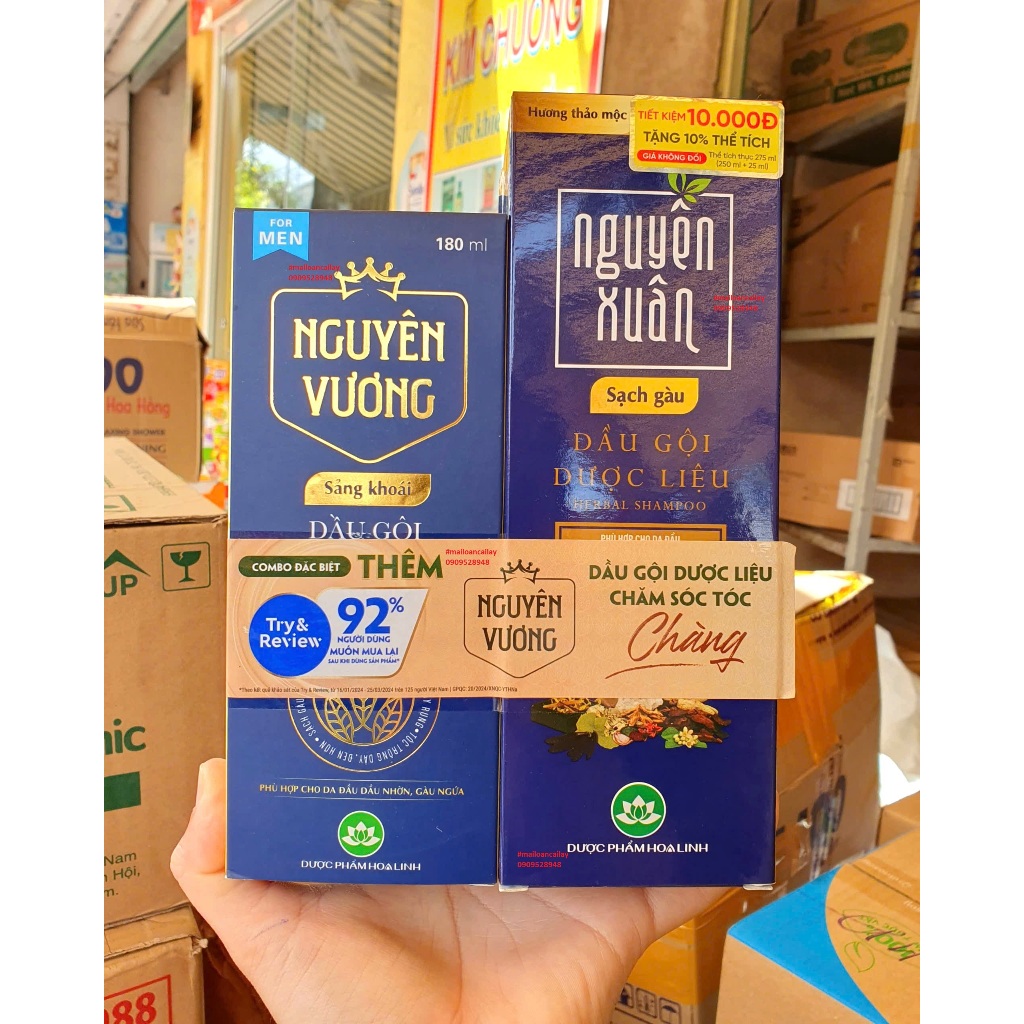 Nguyên Xuân vòi Xanh Dương 350ml