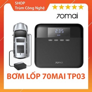 Bơm lốp ô tô 70mai Midrive TP03 Nhỏ Gọn Mini Bơm Khoẻ - Bơm 70mai tp03 Tự Ngắt
