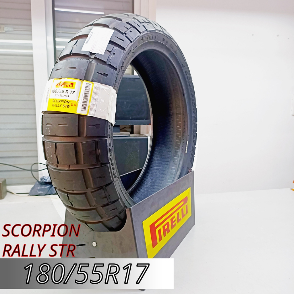 Vỏ Xe Pirelli 180/55R17 Scorpion Rally Str 73V M+S TL - Vỏ Lốp Xe Mô Tô Radial Không Ruột Chất Lượng