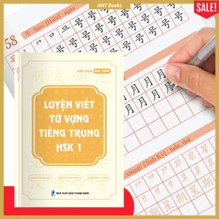  Sách - Luyện Viết Từ Vựng Tiếng Trung HSK 1 NHT Books 