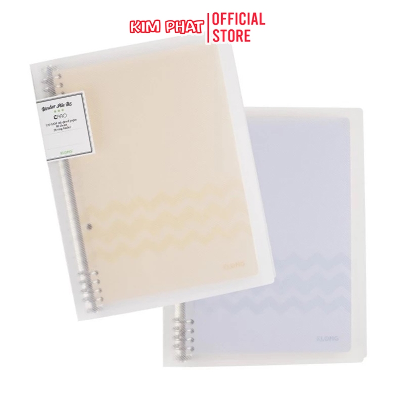 Sổ còng sắt Binder - 8 Trấu - Khổ B5 - Klong Kẻ Ngang, Caro 546 / 548 / 549 / 552